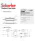 Alimentation LED Métallique SCHARFER 200W 12v 16.7A Etanche IP67 SCH-200-12