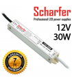 Alimentation LED Métallique SCHARFER 30W 12v 2.5A Etanche IP67 SCH-30-12
