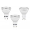 Sylvania 3 spots LED 4.2W substitut 50W 345 lumens blanc froid 4000K culot GU10