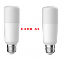 Pack de 2 Ampoules G.E. lighting tubulaire  16W Substitut 100W 1521 lumens Blanc 6500K  E27