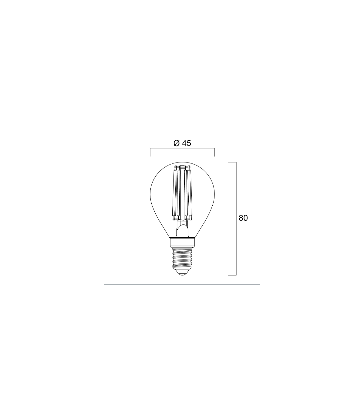 Ampoule flamme LED E14 blanc froid 250 lm 4 W SYLVANIA