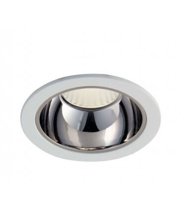 INC-LANDER-R15 BCO INTEC Spot LED Alu Blanc 15W 4000k, 1725lumens anti éblouissement UGR19 diamètre de perçage 75mm IN866564