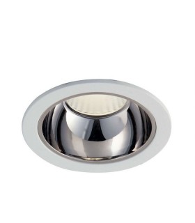 INC-LANDER-R30 BCO INTEC Spot LED Alu Blanc 30W 3000k, 3000lumens anti éblouissement UGR19 diamètre de perçage 115mm IN73937