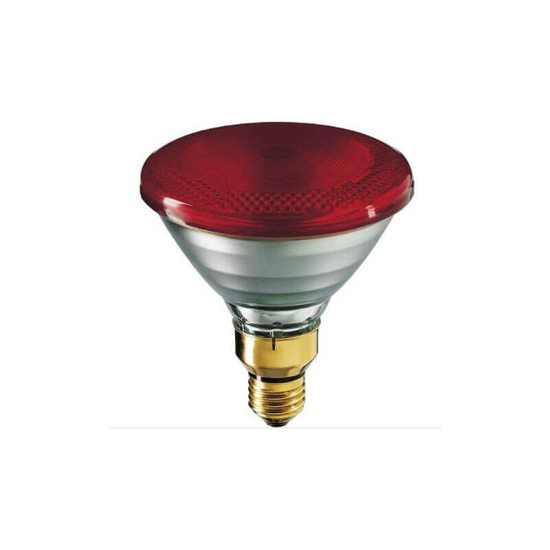 PHILIPS PAR38 IR 100W E27 230V Red 1CT PHILIPS PAR38 IR 100W E27 230V Red 1CT