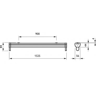 Reglette Philips TMS022 1xTL-D58W HFP 