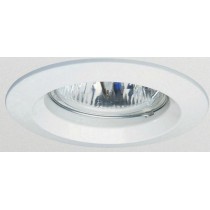 Spot à encastrer rond fixe blanc pour lampe GU10 et Gu5.3