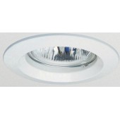 Spot à encastrer rond fixe blanc pour lampe GU10 et Gu5.3 diam de trou 55mm