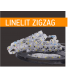 Ruban LED ZIGZAG 12V 72LED/M 6500K Blanc lumière du jour 5m