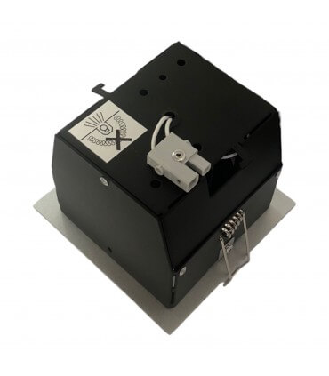 Lighting Gmbh Encastré led orientable gris argenté 7w dimmable 3000K blanc chaud IP20 diamètre de perçage 110mm