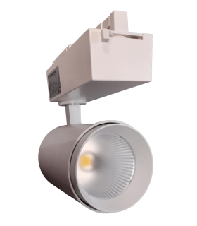 Projecteur LED sur rail Interlight Tracky Blanc froid 28W 840 3000lumens 4000k 220-240v