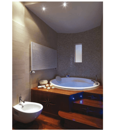 Spot LUMITEK ZEN IP65 BLANC encastrable diamètre de perçage 75mm culot GU5.3 ou GU10