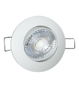 Spot LED orientable 7.5W 3000K blanc chaud 720lumens diamètre de perçage 68mm