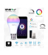 Ampoule connectée Bluetooth RGB CCT dimmable 9W équivalent 60W B22 806lm 180° LED RGB CCT dimmable