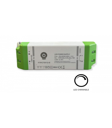 Alimentation LED 75W 24V 3A IP20 dimmable FTPC75V24-D