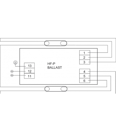 Ballast PHILIPS HF-P 236 PL-L III 220-240V 50/60HZ
