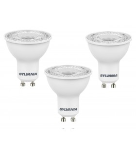 Lot de 3 Ampoules LED spot Sylvania  3.1w substitut 30W 230LM blanc chaud 3000K  Culot GU10