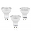 Lot de 3 Ampoules LED spot Sylvania  3.1w substitut 30W 230LM blanc chaud 3000K  Culot GU10