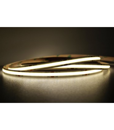 Ruban LED COB 12W/mètre 24V 480LED/mètre BLANC 4000k 5m