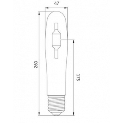 Schéma lampe à iodure métallique Arcstream 400w 742 E40