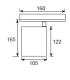 UNIT GA 840 31.2W 4.800lm fortimo SLM G7 L15 240V WHITE