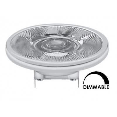 Ampoule LEDspot OSRAM AR111 11.5W substitut 75W 800 lumens blanc chaud 3000K dimmable G53