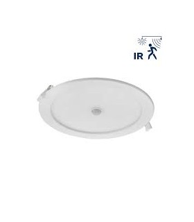 BJORK ROND ENCASTRE 12W 3CCT(3K/4K/6K)-IRC80 1000LM DETECTEUR PIR