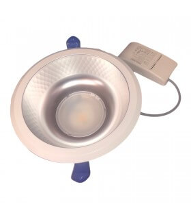 EFLED FIRST spot LED Alu blanc 15W 1500Lm 4000K anti-éblouissement diamètre de perçage 150mm