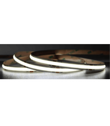 Ruban LED uniforme COB 10W/mètre 24V 512LED/mètre BLANC 6500k 5m