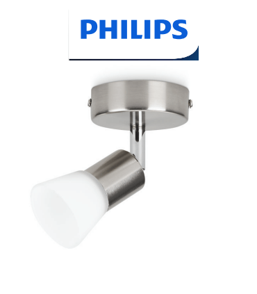 applique plafond ou murale LED intégrée PHILIPS 4,3W 340 lumen blanc chaud 3000 K