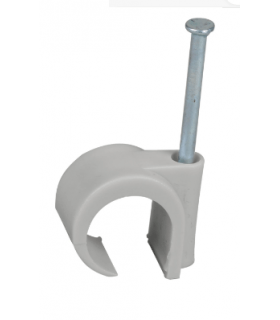 Attache gris multi-diamètre 16 à 19mm en plastique boite de 100 pièces