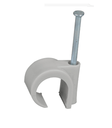 Attache gris multi-diamètre 16 à 19mm en plastique boite de 100 pièces