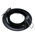ROKA Spot à encastrer rond orientable  noir pour lampe GU10 et Gu5.3 diamètre de perçage 70mm