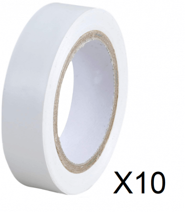 Ruban Adhésif Blanc EUR 'Ohm 15x10m