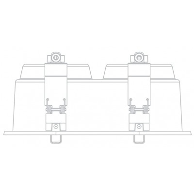PHILIPS Podium Belfast recessed 2x50w 12v blanc