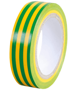 Ruban Adhésif isolant vert/jaune 15mmx10m