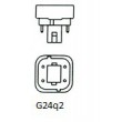 Osram Dulux DE 18w/830 G24q2 4p