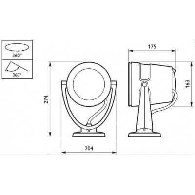 PHILIPS BCP463 19xLED-HB-4000 100-277V GR