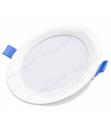 Encastré LED WELLMAX 24W 2500lumen 4000K blanc froid IP44 diamètre de perçage 155mm
