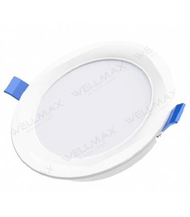 Encastré LED WELLMAX 24W 2500lumen 6500K blanc lumière du jour IP44 diamètre de perçage 206mm