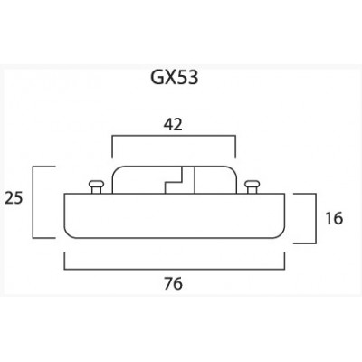 Sylvania Micro-Lynx LED 4W Claire 3000K GX53 26780