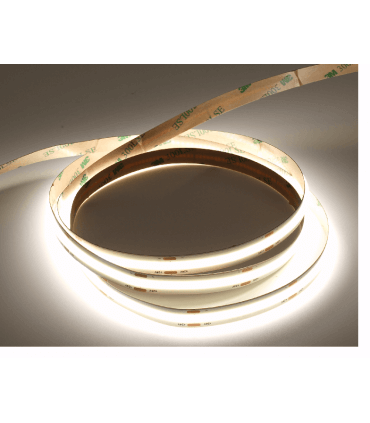 Ruban LED COB 12W/mètre 12V 480LED/mètre BLANC 6500k 5m