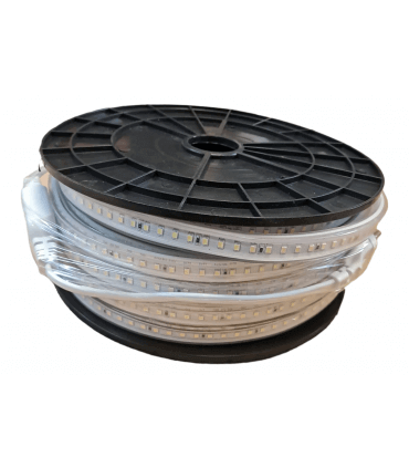 Rouleau LED 120LED/m3000k Blanc chaud 25m Etanche IP65 240VAC