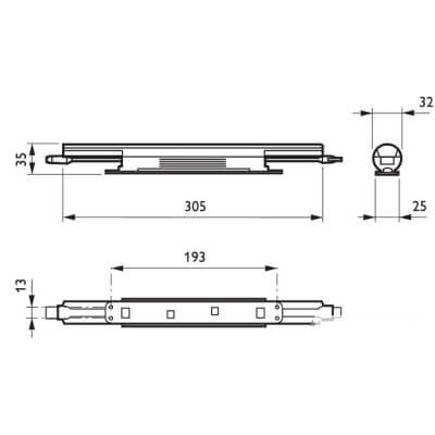 Philips BCX414 6xLED-HB/WW-3000 230V MSR 880188