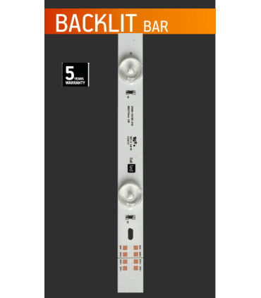 BALTLED BAKLIT BAR  10W 24V blanc 6500K 1273LUMEN 170° IP20 960mm