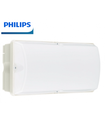 Applique LED intégrée PHILIPS Ledinaire Square Wall-Mounted WL055V LED6S/840 PSU WH Blanc froid 4000K IK08 IP65