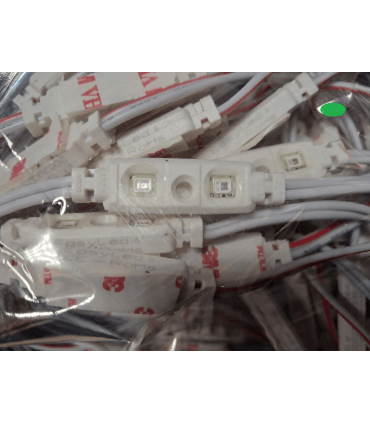 YAKI Chaine de 100modules MINIPOWER VERT 0.24w/module 12V IP67 120°