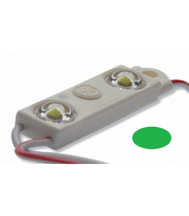 YAKI EASYLED II Chaîne de 100modules 2led 0.48W/module VERT 12V IP66 150°