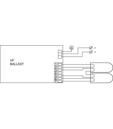Ballast Électronique Philips HF-R 2 26-42 PL-T/C