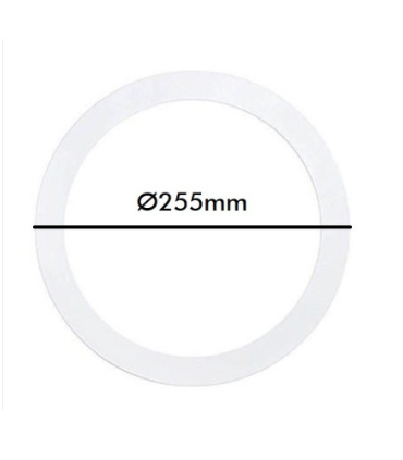 Anneau blanc d agrandissement pour downlight 255mm