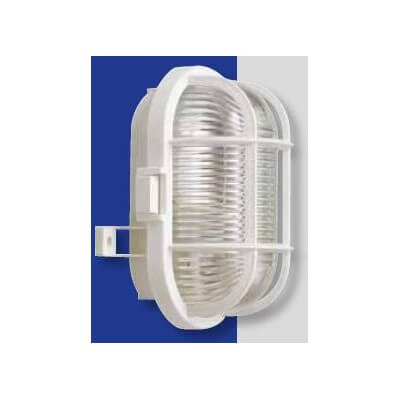 HUBLOT OVALE AVEC GRILLE DE PROTECTION DOUILLE E27 